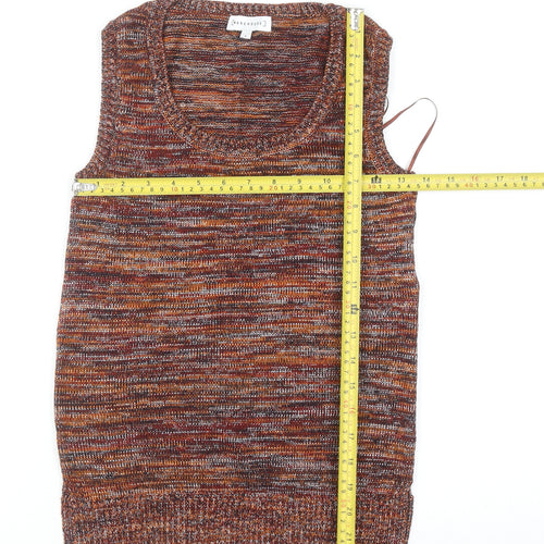 Warehouse Women's Multicoloured Knit Tank Top Size 6