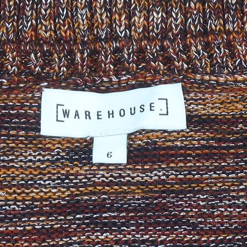 Warehouse Women's Multicoloured Knit Tank Top Size 6