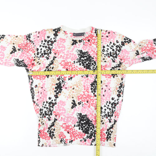 Marks and Spencer Women’s Multicoloured Animal Print Long Sleeve T-Shirt Size 10