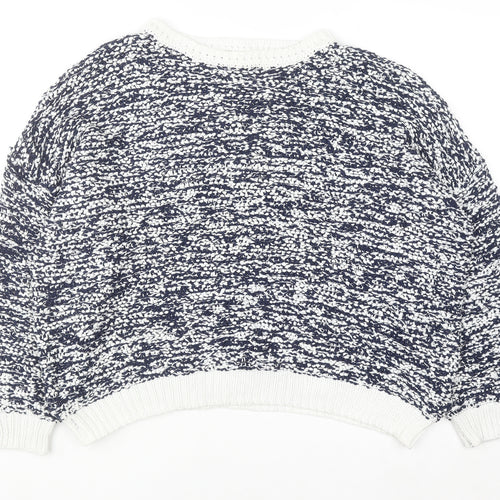 Tu Women’s Multicoloured Chunky Knit Crew Neck Pullover Jumper Size 22