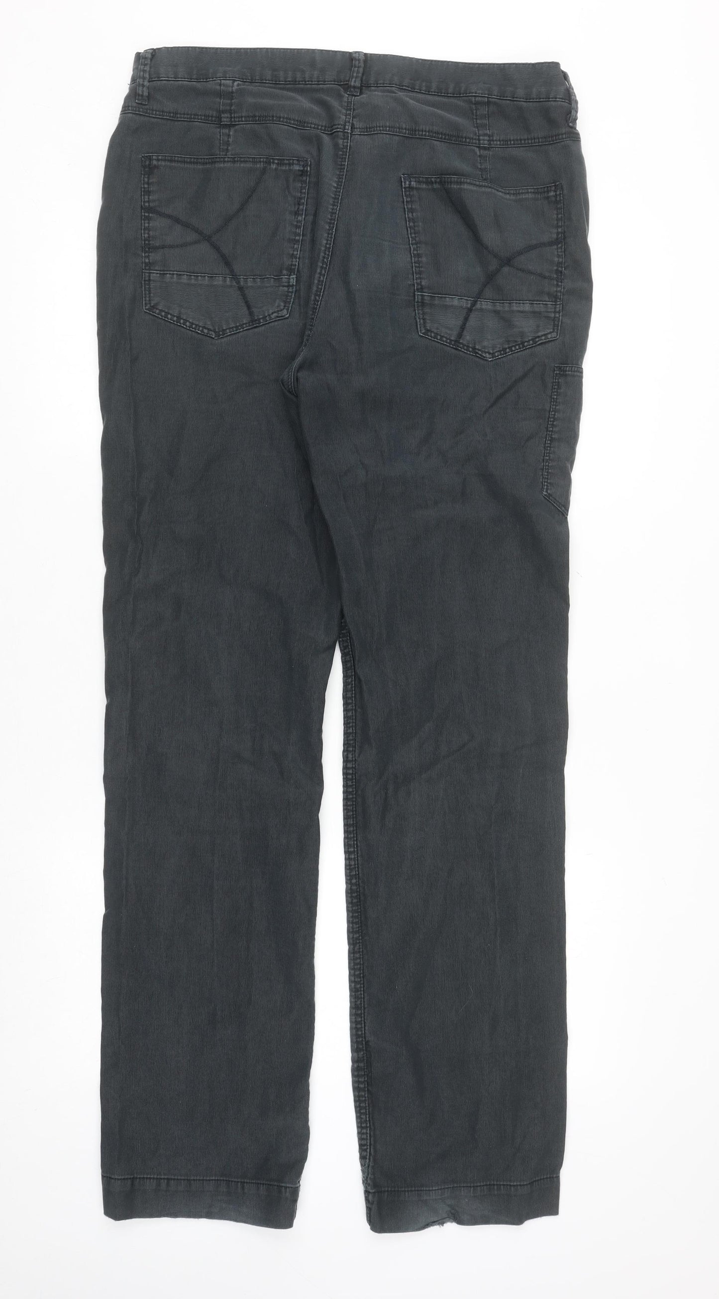 Rocha John Rocha Men's Black 34L Cotton Chino Trousers