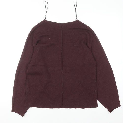 H&M Conscious Women’s Brown V-Neck Knit Jumper XS
