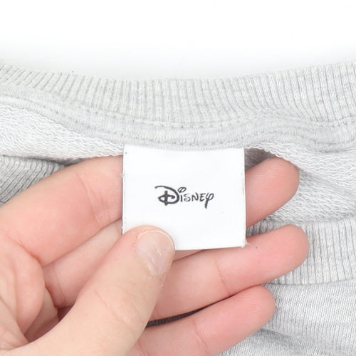 Disney Tu Women Grey Mickey & Minnie Sweatshirt Size 14 Pullover