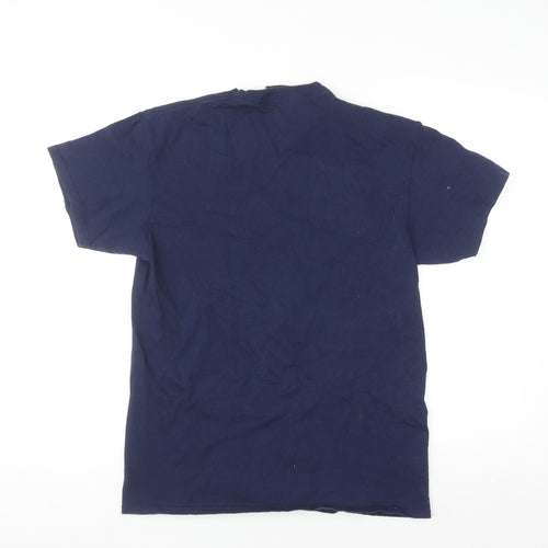 NYPD Unisex Blue Short Sleeve Basic Cotton T-Shirt M