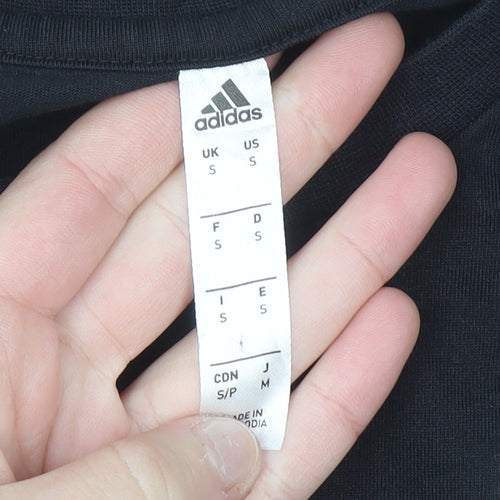 Adidas Men’s Black Fulham FC Climalite Short Sleeve Sports T-Shirt Size S