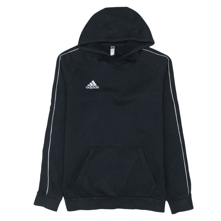 Adidas Mens Black Pullover Hoodie Small Logo Sportswear