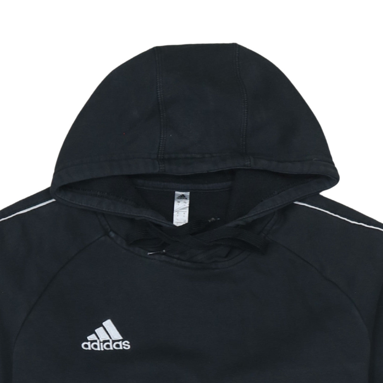 Adidas Mens Black Pullover Hoodie Small Logo Sportswear