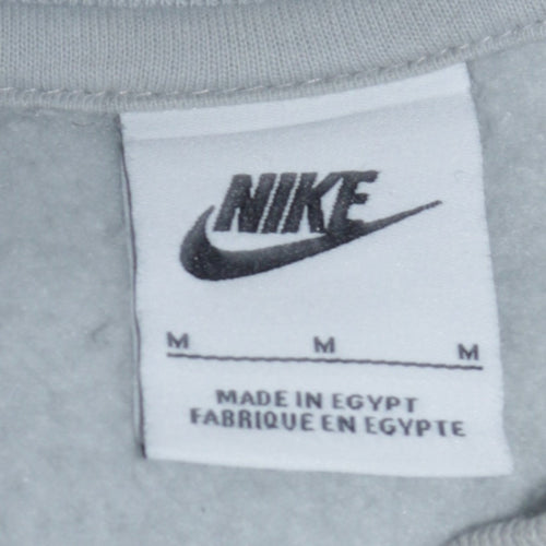 Nike Men's Grey AIR Logo Crew Neck Sweatshirt Size M