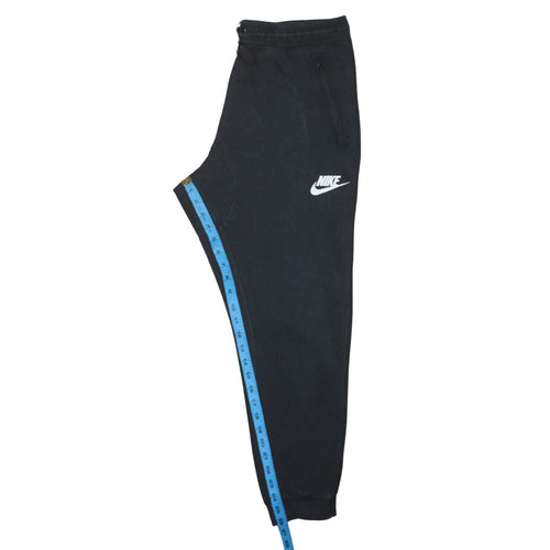 Nike Men’s Black Fleece Jogger Sweatpants Tapered Medium