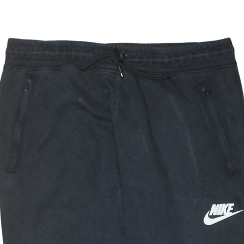 Nike Men’s Black Fleece Jogger Sweatpants Tapered Medium