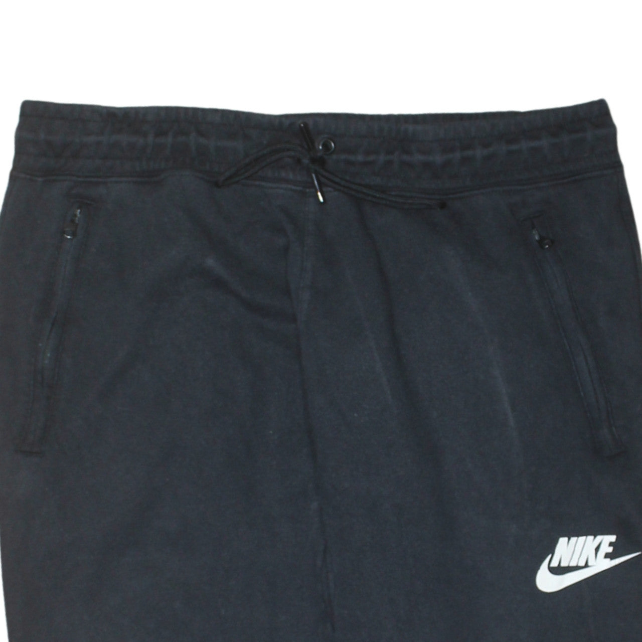Nike Men’s Black Fleece Jogger Sweatpants Tapered Medium