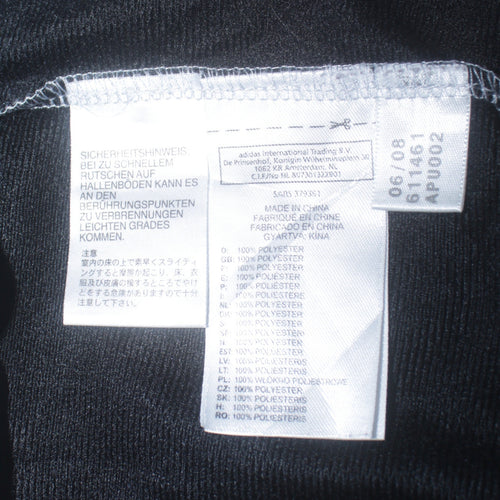 Adidas Men's Grey Full Zip Track Sweatshirt L Sports Logo