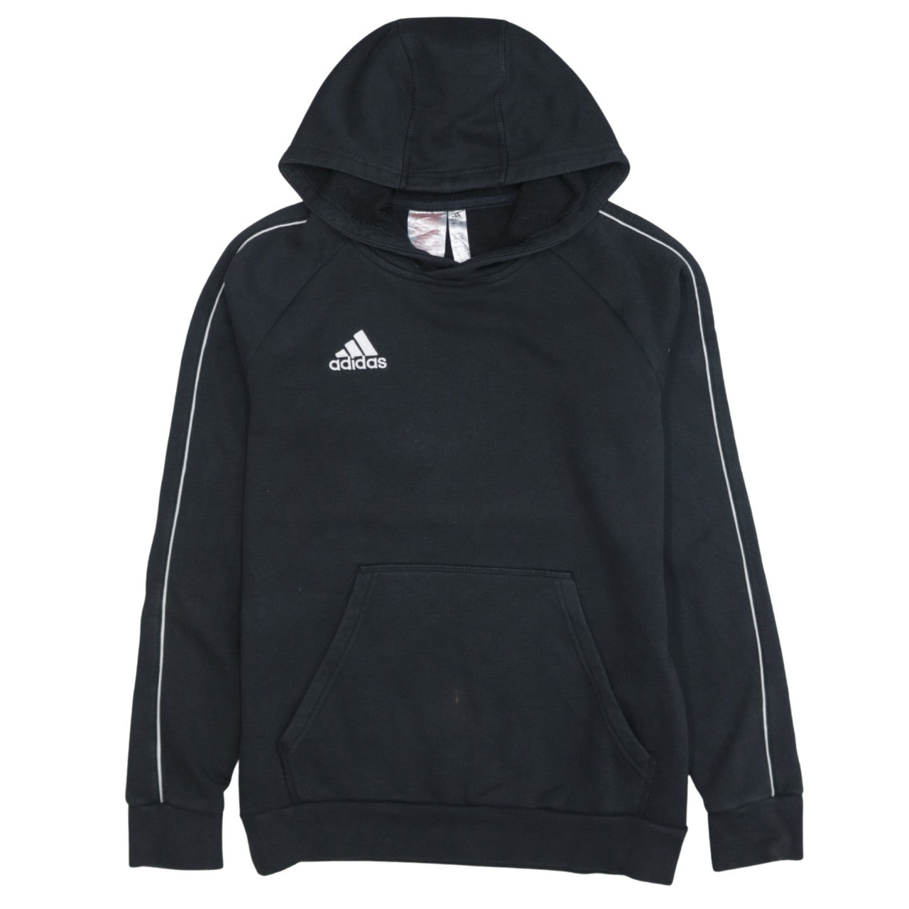 Adidas Boys Black Pullover Hoodie 13-14 Years Sports Fleece Jumper