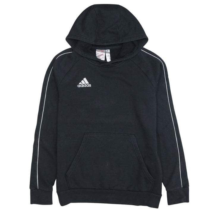 Adidas Boys Black Pullover Hoodie 13-14 Years Sports Fleece Jumper