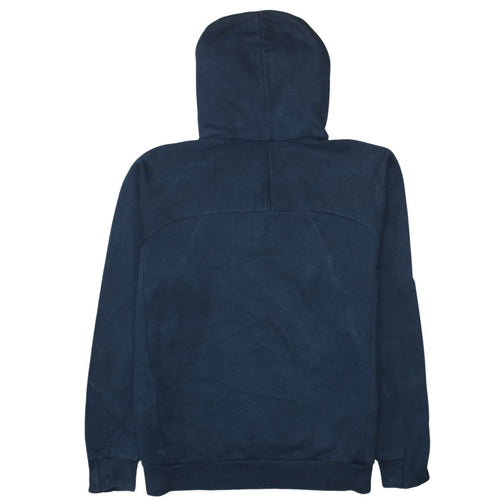 Nike Men's Blue 1/2 Zip Fleece Hoodie L Regular Fit Sportswear