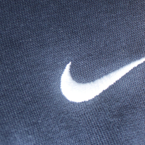 Nike Men's Blue 1/2 Zip Fleece Hoodie L Regular Fit Sportswear