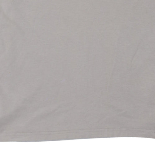 Tommy Jeans Men's Beige Cotton Logo T-Shirt Size S