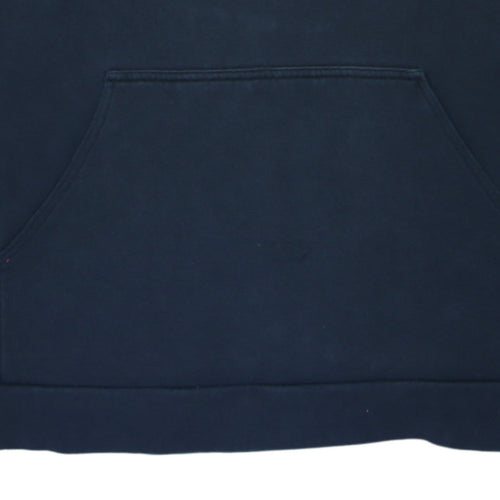 Timberland Women's Navy Pullover Hoodie Size S Cotton Blend Graphic Logo