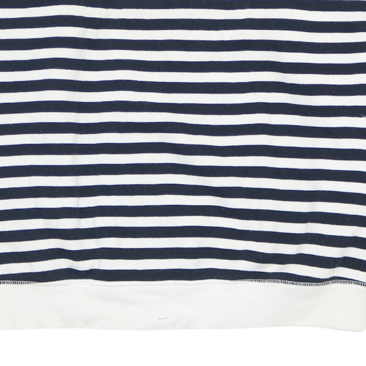 Nike Women’s Navy White Striped Logo Pullover Sweatshirt Small