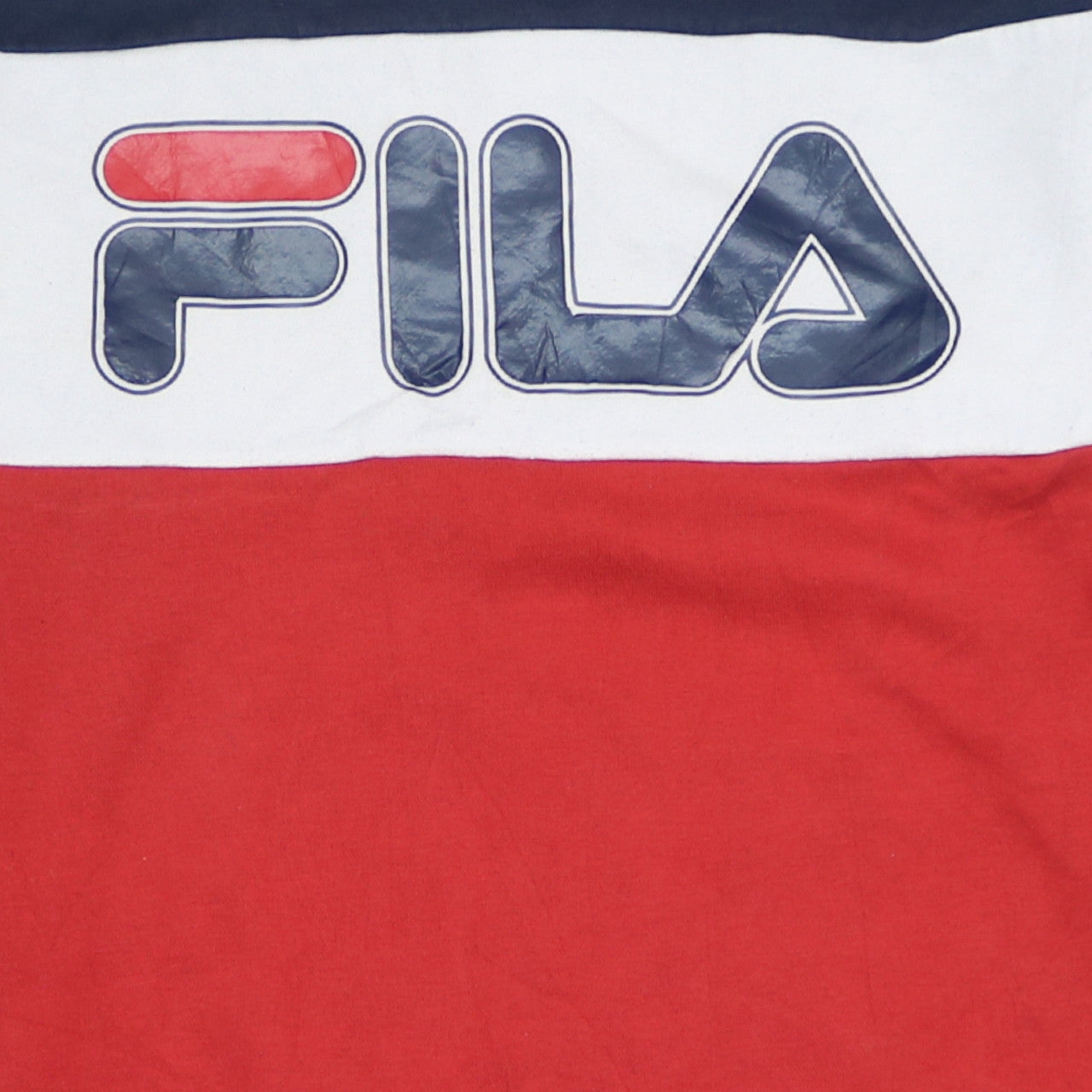 Fila Men's Multicoloured Crew Neck Logo Sweatshirt Size S