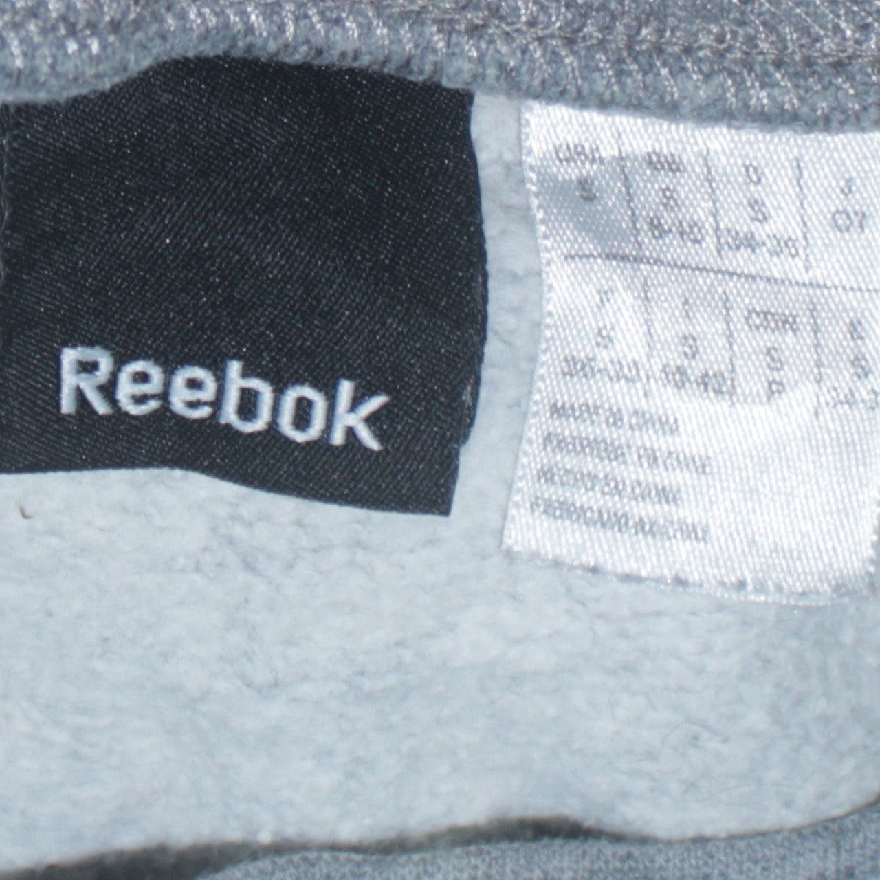 Reebok Womens Grey Cotton Blend Crew Neck Pullover Sweatshirt M
