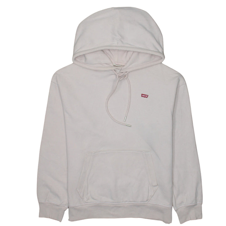 Levi's Women Pink Small Pullover Hoodie 100% Cotton Casual