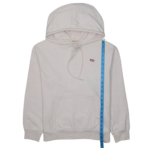 Levi's Women Pink Small Pullover Hoodie 100% Cotton Casual