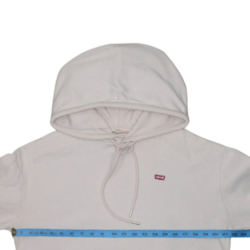 Levi's Women Pink Small Pullover Hoodie 100% Cotton Casual