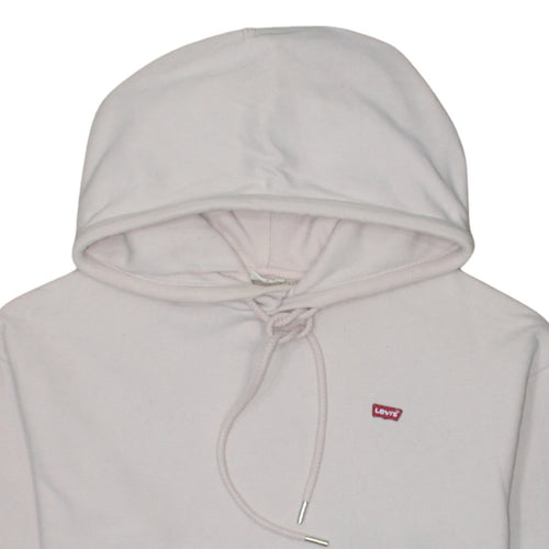 Levi's Women Pink Small Pullover Hoodie 100% Cotton Casual