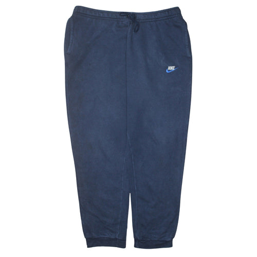 Nike Men Blue XL Fleece Joggers Sweatpants Regular Fit
