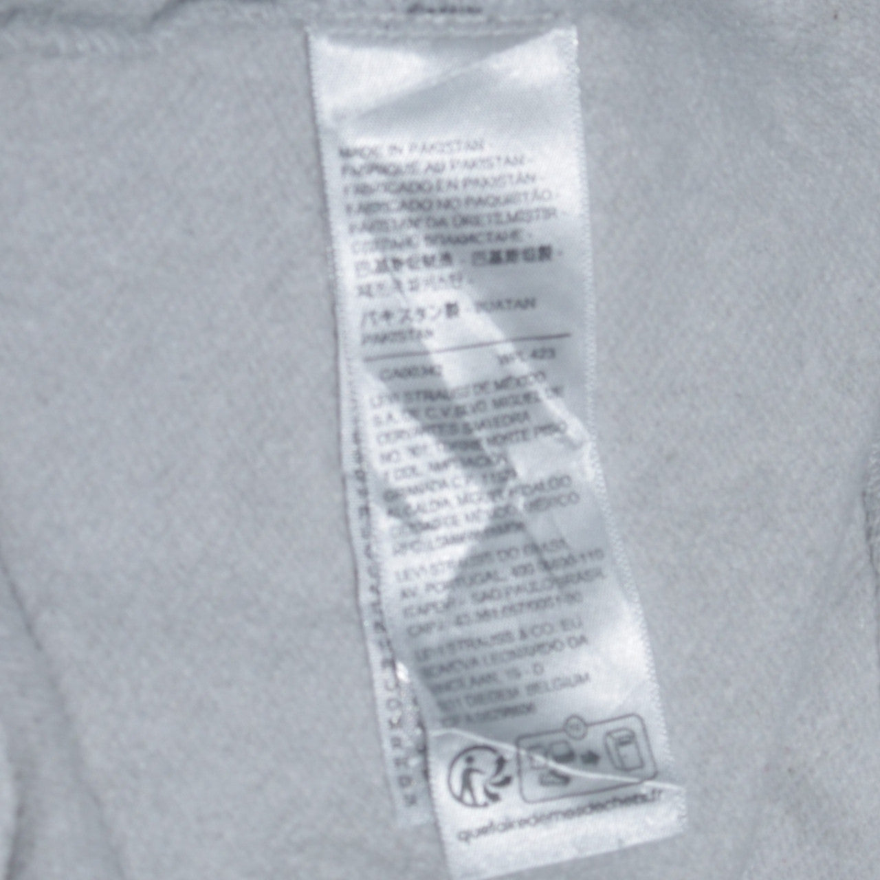 Levi's Women's Grey Full Zip Hoodie Size S Cotton Blend Casual