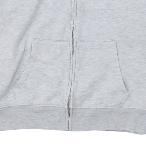 Levi's Women's Grey Full Zip Hoodie Size S Cotton Blend Casual
