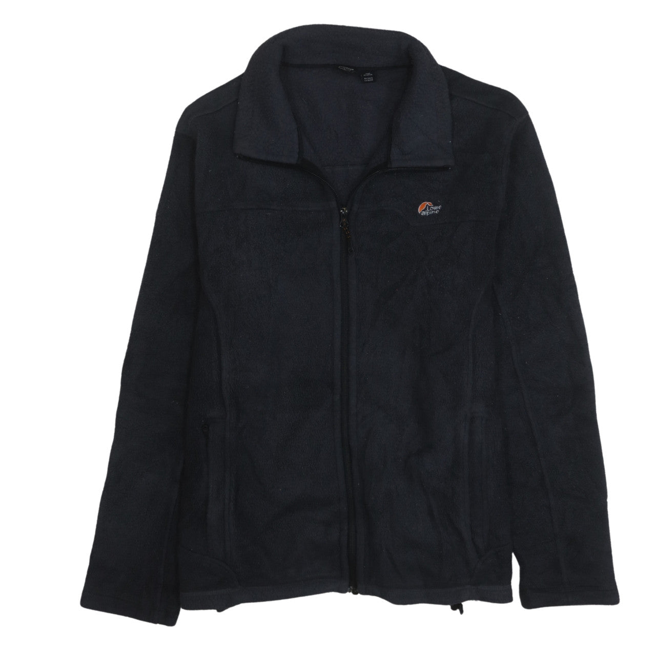 Lowe Alpine Men's Black Fleece Full Zip Jacket Size L