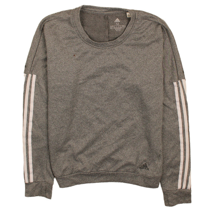 Adidas Mens Grey Medium Crew Neck Running Sweatshirt