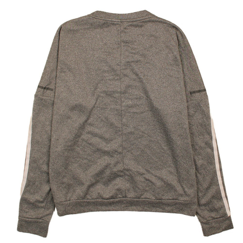 Adidas Mens Grey Medium Crew Neck Running Sweatshirt