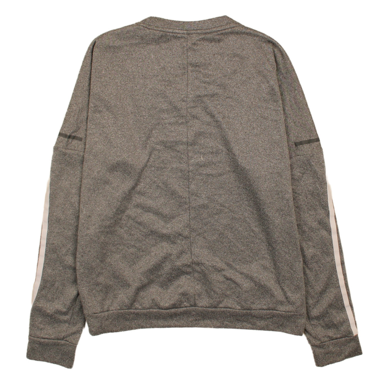 Adidas Mens Grey Medium Crew Neck Running Sweatshirt