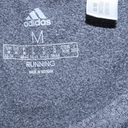Adidas Mens Grey Medium Crew Neck Running Sweatshirt