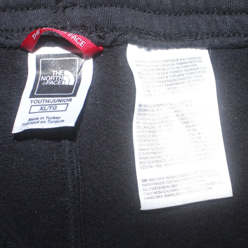 The North Face Boys Black XL Jogger Sweatpants 100% Cotton Comfort Wear