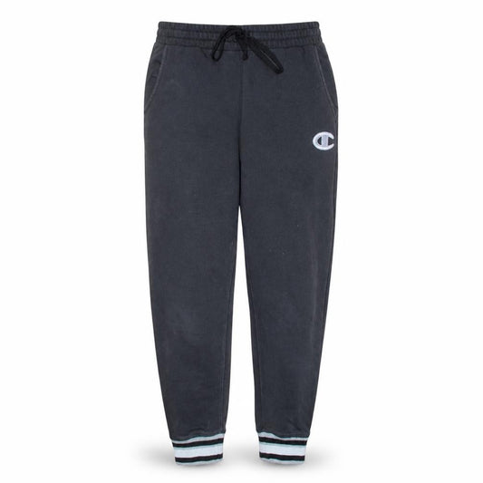 Front view of Champion Men's Black Medium Fleece Jogger Sweatpants