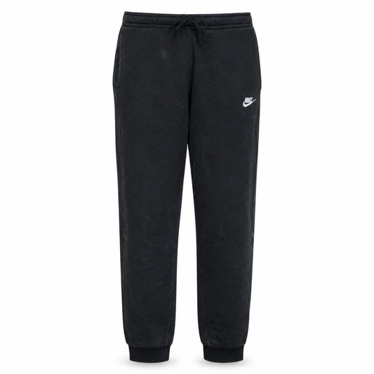 Front view of Nike Men's Black Medium Jogger Sweatpants with Elastic Drawstring Waist