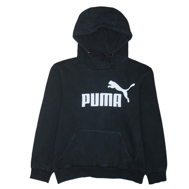 Puma Men's Black XS Pullover Hoodie Classic Logo Sportswear