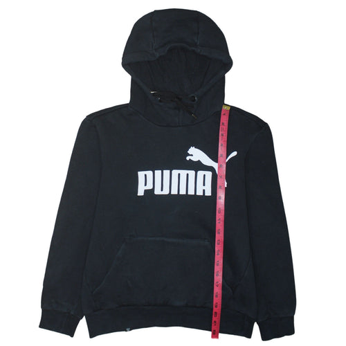 Puma Men's Black XS Pullover Hoodie Classic Logo Sportswear