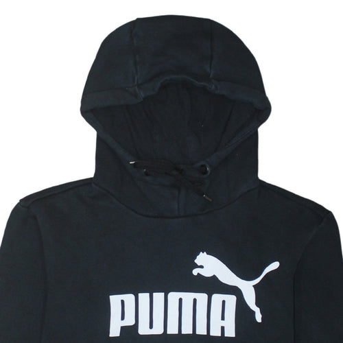 Puma Men's Black XS Pullover Hoodie Classic Logo Sportswear
