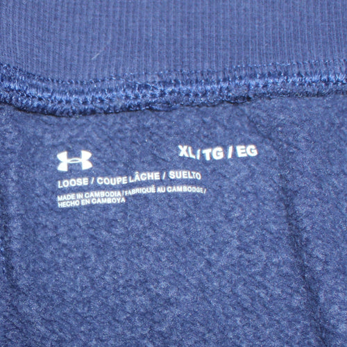Under Armour Men Blue XL Jogger Sweatpants Cotton Blend Activewear