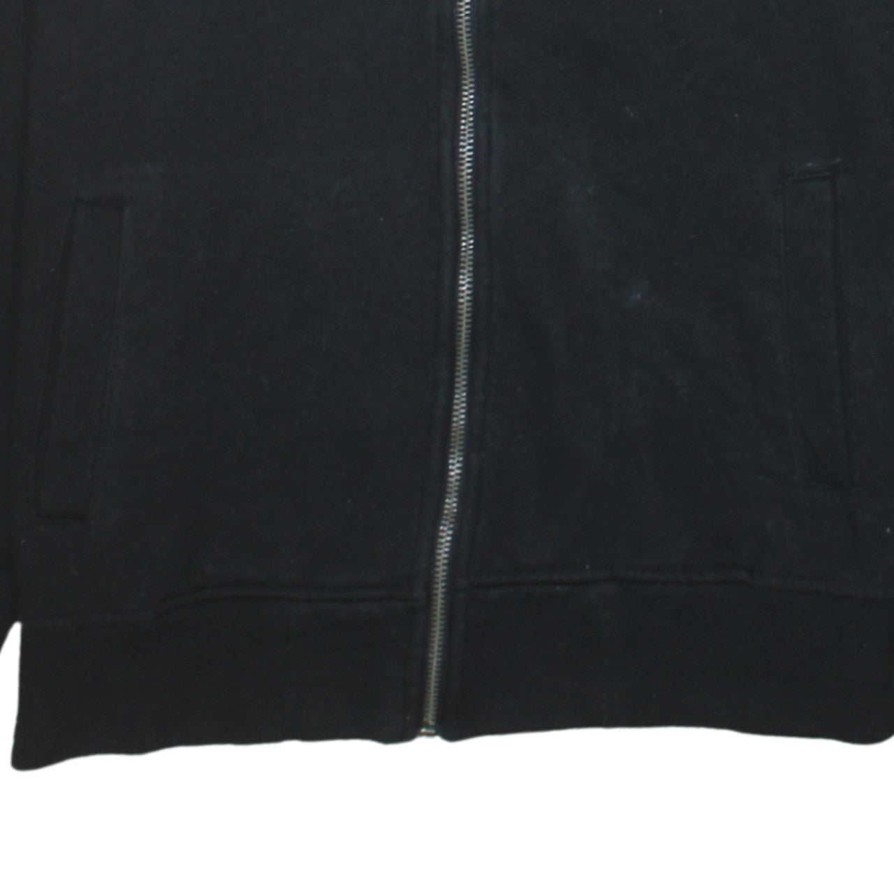 Ellesse Womens Black Full Zip Hoodie Medium Cotton Blend Sportswear