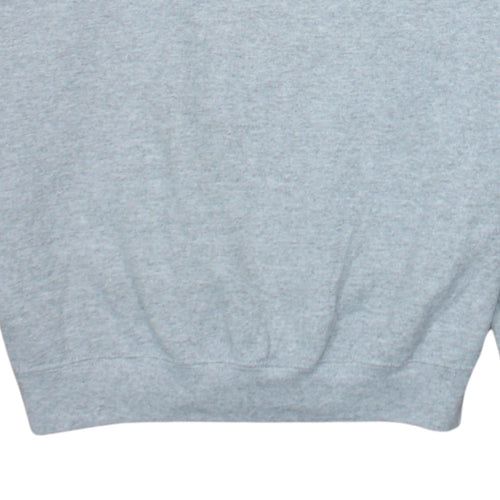 PrettyLittleThing Unisex Grey California Crew Neck Sweatshirt S