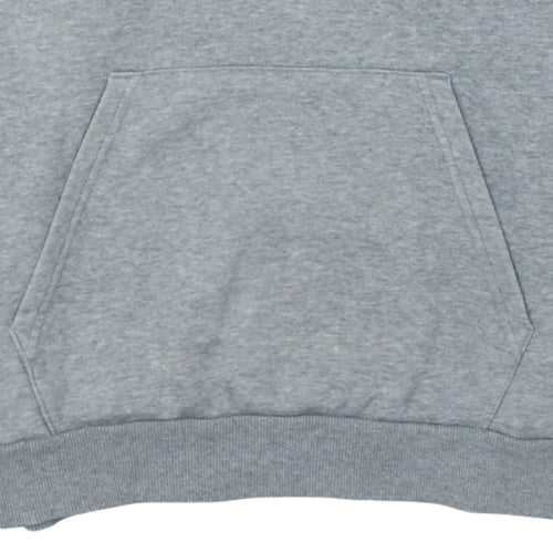 Puma Men's Grey Pullover Hoodie Small Logo Sportswear