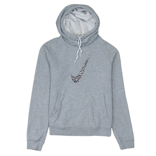 Nike Men's Grey Pullover Hoodie M Sports Fleece Sweatshirt