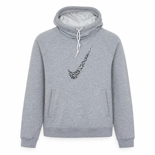 Nike Men's Grey Pullover Hoodie M Sports Fleece Sweatshirt