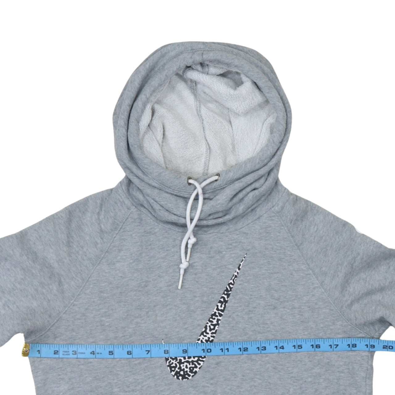 Nike Men's Grey Pullover Hoodie M Sports Fleece Sweatshirt